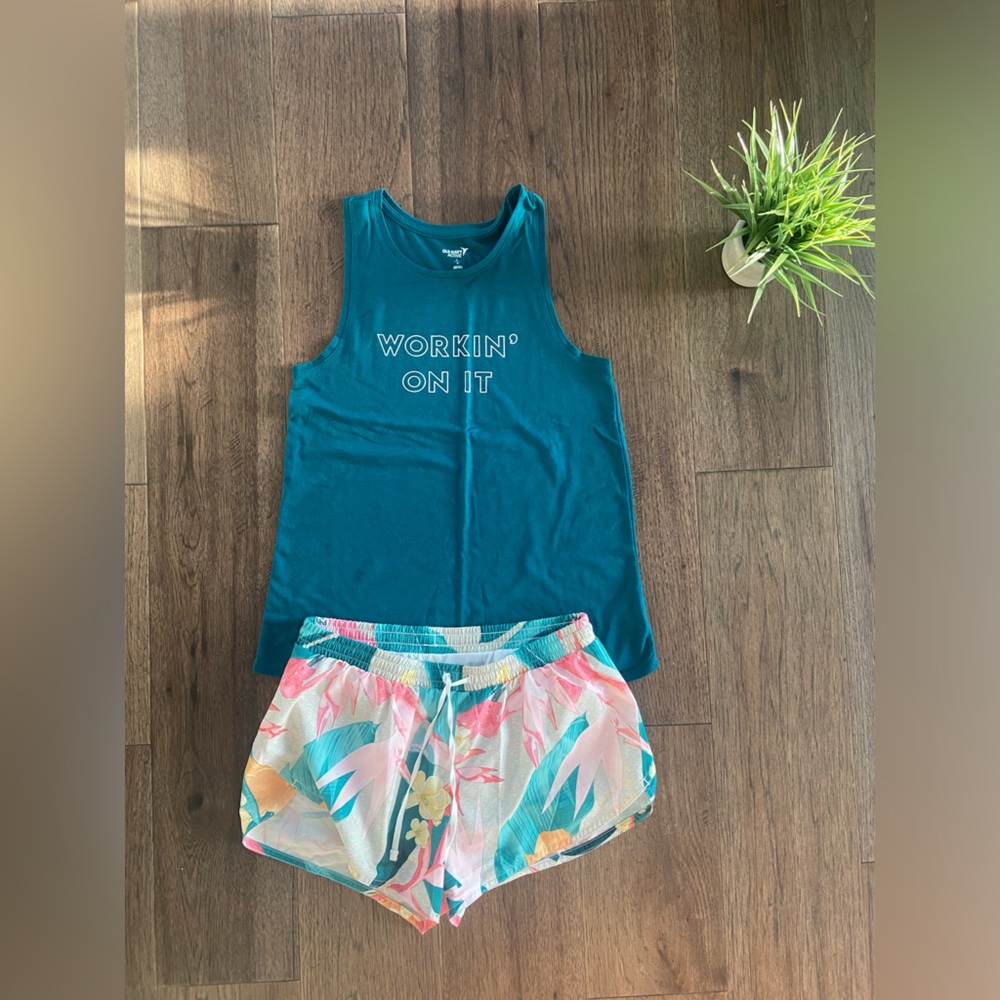 OldNavy Activewear Set! 🌸🩵💪🏼